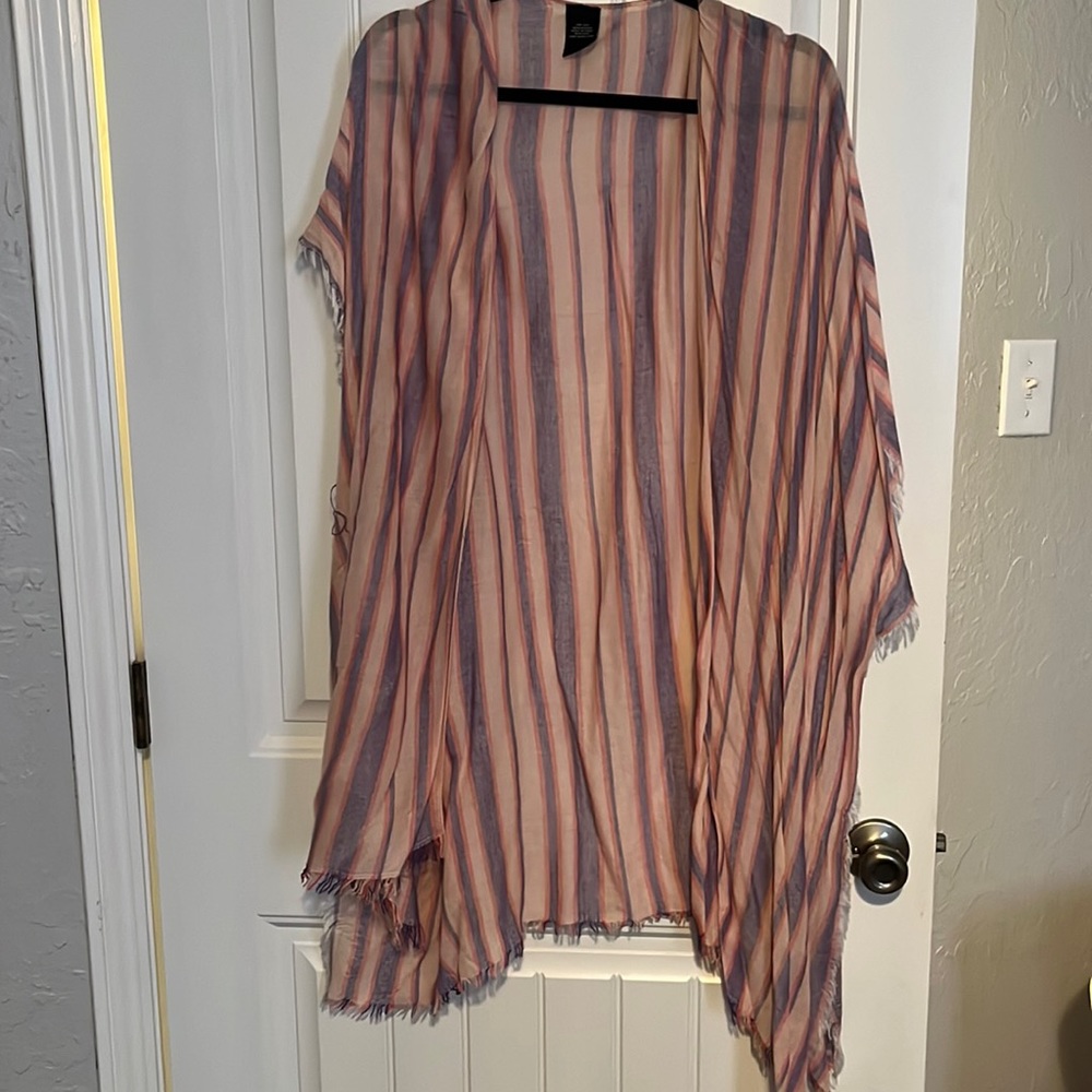 Pink and Purple Light Shawl